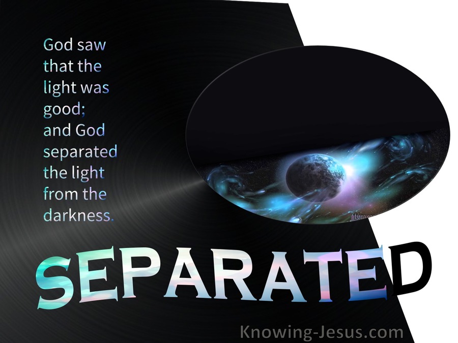 Genesis 1:4 God Saw The Light Was Good (purple)